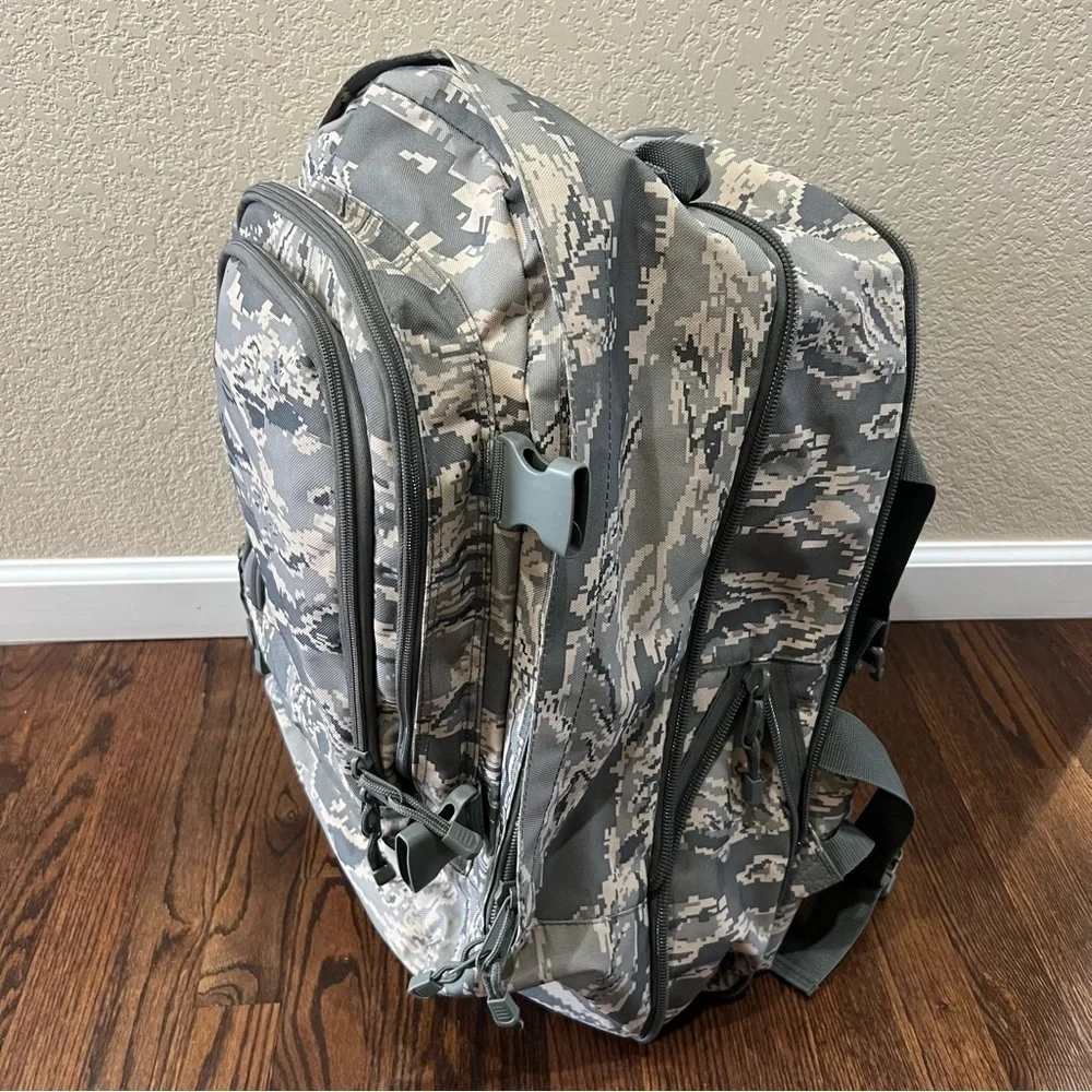 Code Alpha 3 Day Tactical Expandable Camouflage Military Type Backpack, Preowned
